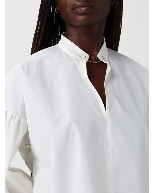 Max Mara White Cotton Blouse