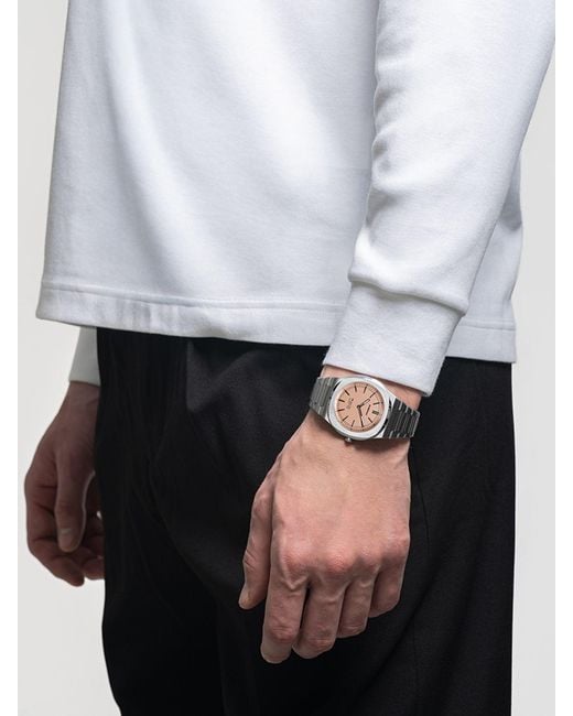 D1 Milano White Groovy Watch for men
