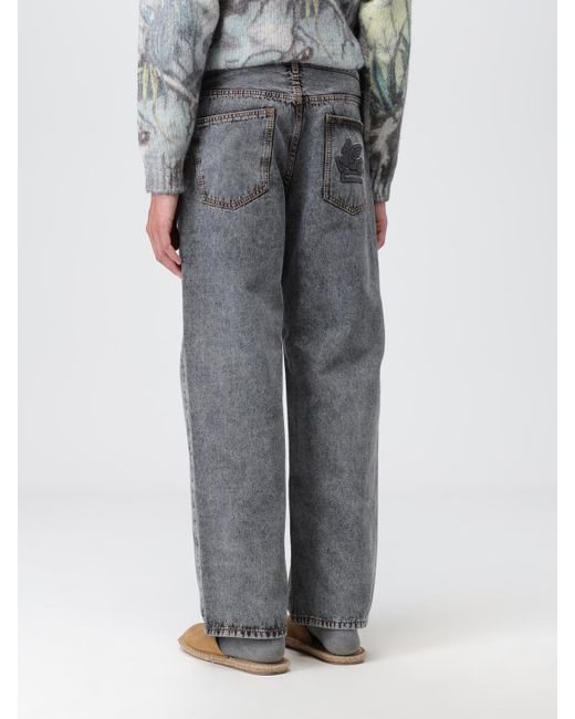 Etro Gray Jeans for men