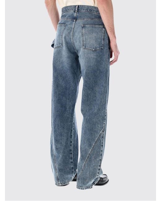 J.W. Anderson Blue Wide Leg Jeans for men