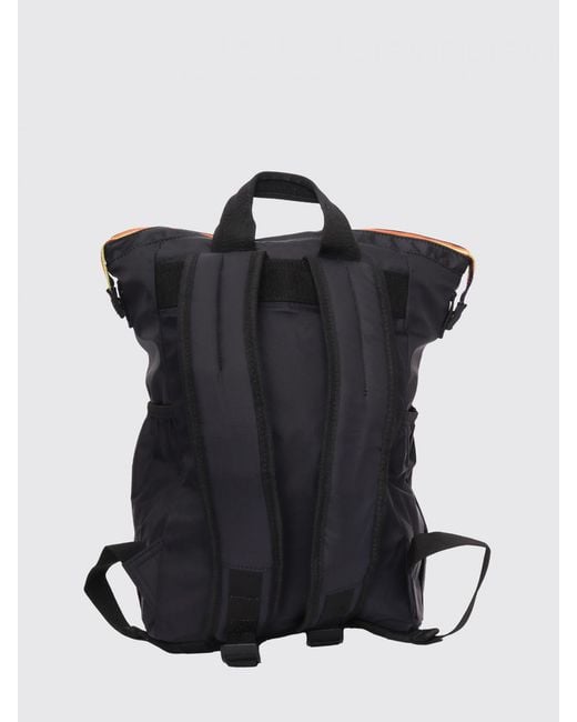 K-Way Blue The Maizy Nylon Backpack With Logo