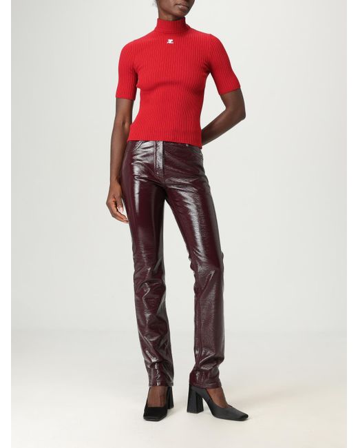 Courreges Red Hose Damen