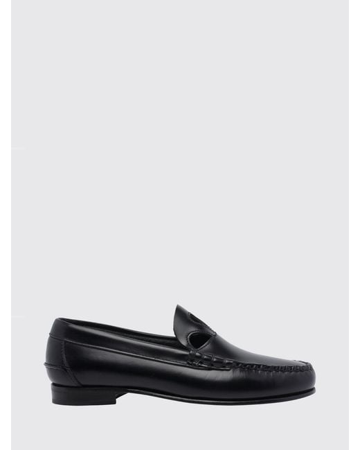Hereu White Brushed Leather Anan Loafer