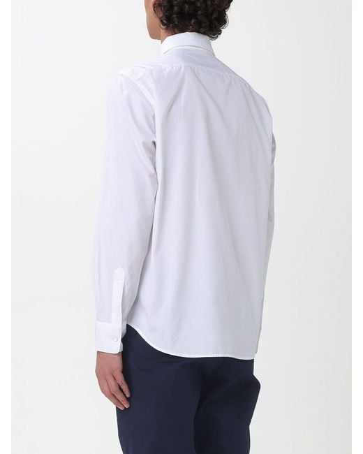 Aspesi White Classic Poplin Shirt for men