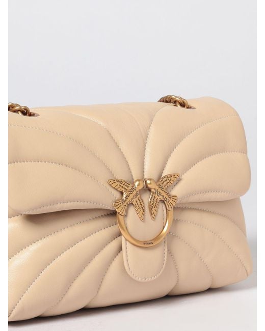 Pinko Natural Classic Love Bag Puff Matelassé Nappa Bag