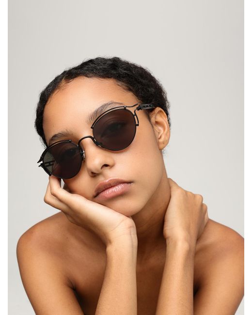 Jean Paul Gaultier White Sunglasses