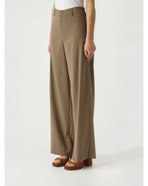 PT Torino Natural Virgin Wool Palazzo Trousers