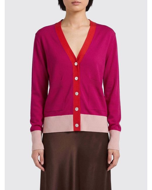 In bed with You Red Cotton Blend Cardigan