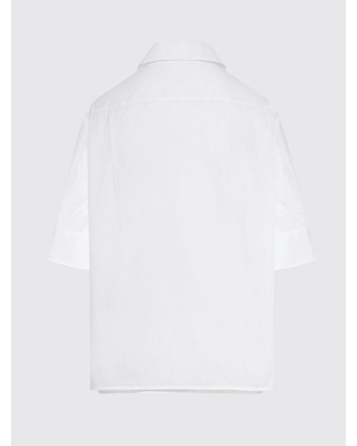 Jil Sander White Casual Cotton Shirt