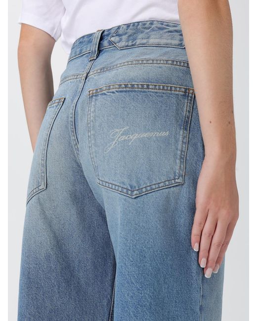Jacquemus Blue Cotton Denim Jeans