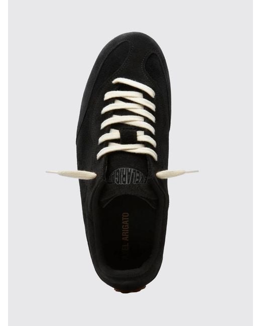 Axel Arigato Black Daze Runner Suede Sneakers With Printed Logo
