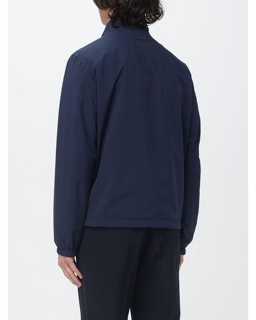Paul & Shark Blue Paul &Amp Shark Reversible Technical Fabric Jacket for men