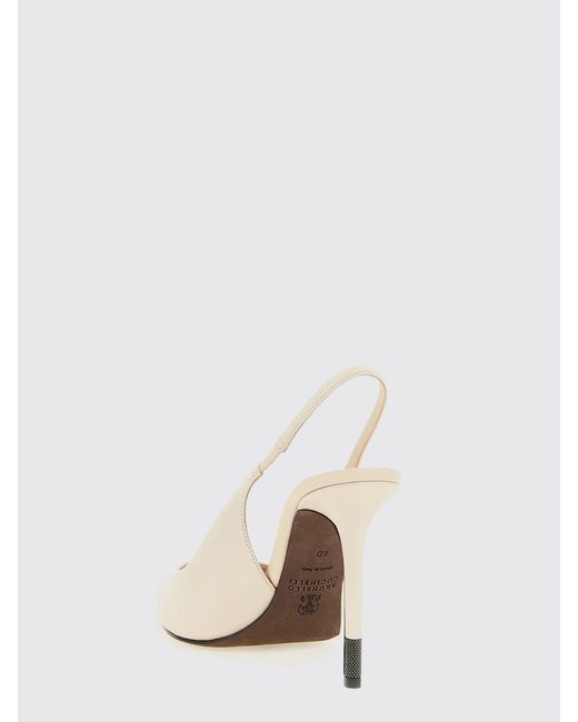 Slingback di Brunello Cucinelli in Natural