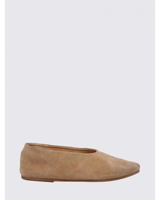 Marsèll Natural Coltellaccio Suede Ballerinas
