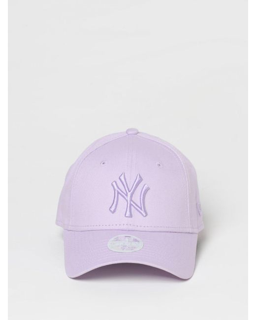 Cappello New York Yankees in cotone di KTZ in Purple