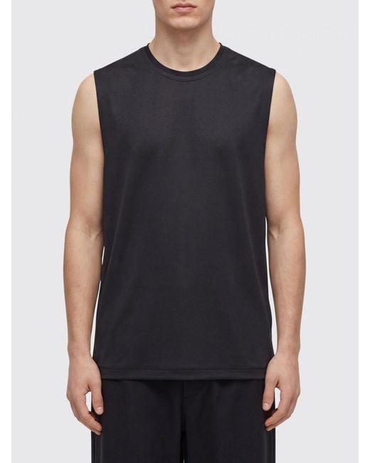 Y-3 Blue Recycled Polyester Tank Top With Logo for men