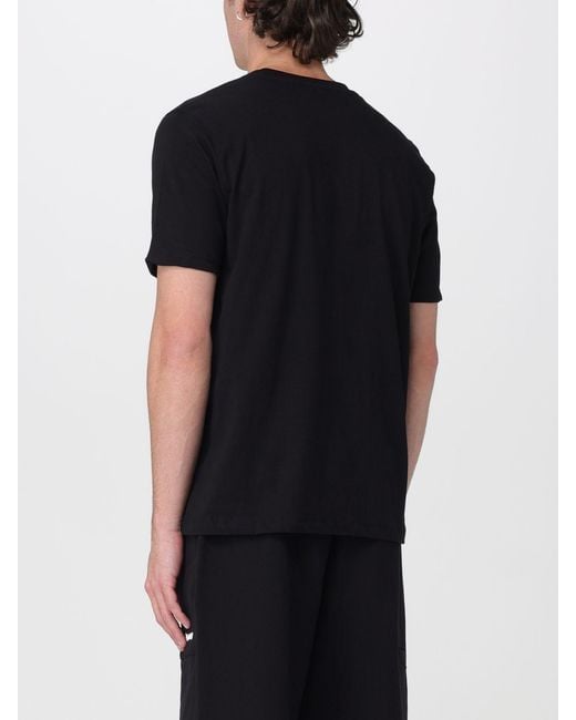 DISCLAIMER Black Slim Fit Cotton T-Shirt With Teddy Bear Print for men
