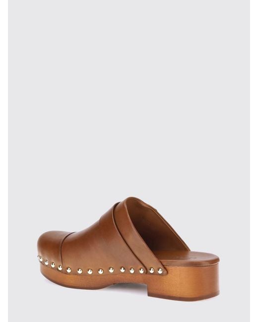 Chloé Brown ChloÉ Jeanette Leather Mules
