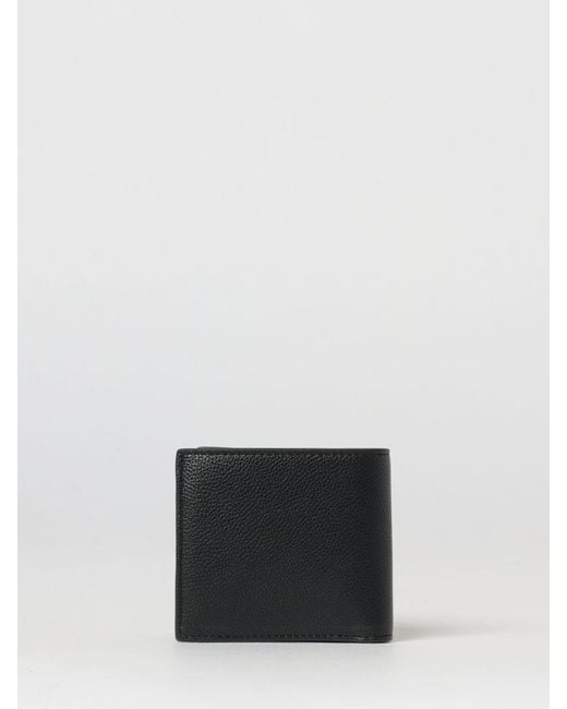 Boss White Grained Synthetic Leather Wallet for men