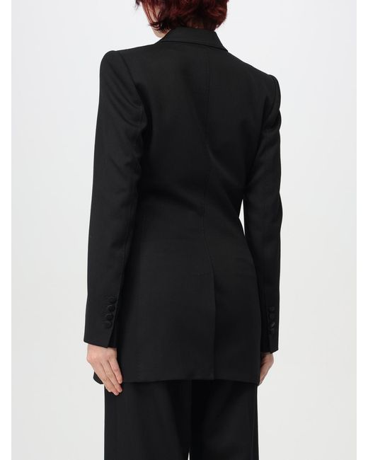 Dolce & Gabbana Black Dolce &Amp Gabbana Double-Breasted Virgin Wool And Silk Blazer