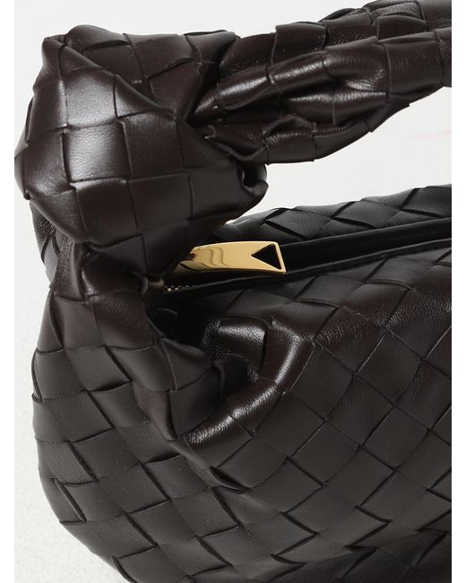 Bottega Veneta Black Jodie Mini Woven Leather Bag
