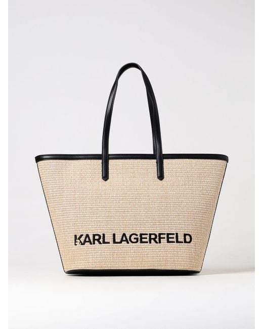 Karl Lagerfeld Natural Tragetasche