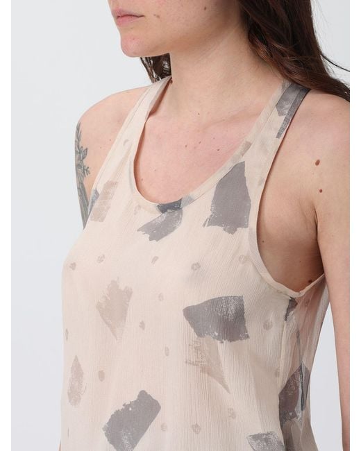 Emporio Armani Natural Silk Creponne Top