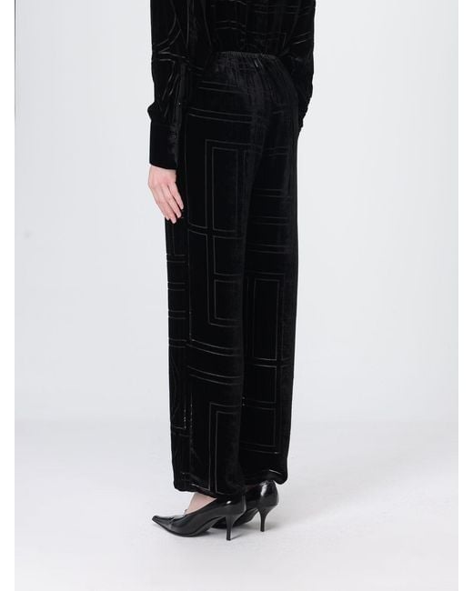 Totême  Black Velvet Trousers