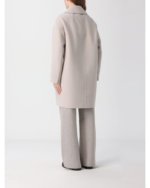 Max Mara Natural Double-Breasted Coat