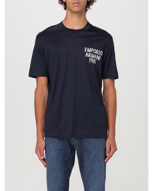 Emporio Armani Blue T-shirt for men