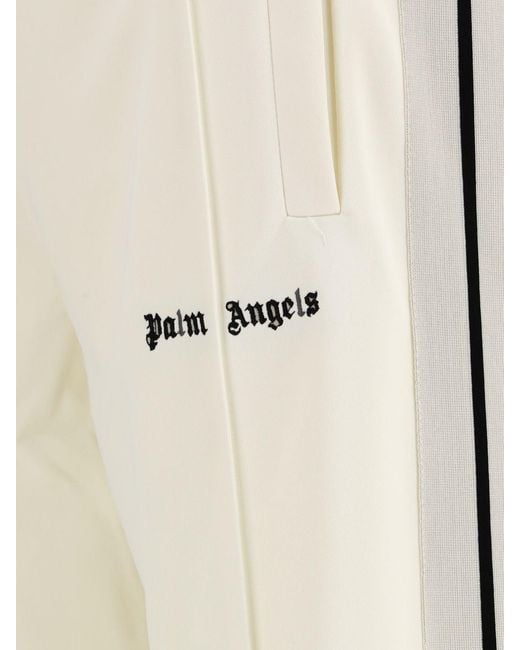 Palm Angels Natural Technical Fabric Jogging Trousers for men