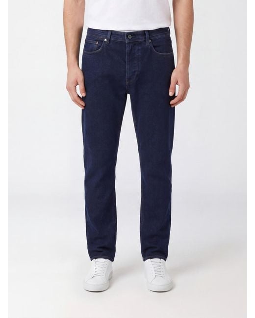Stone Island Blue Five-Pocket Skinny Jeans for men