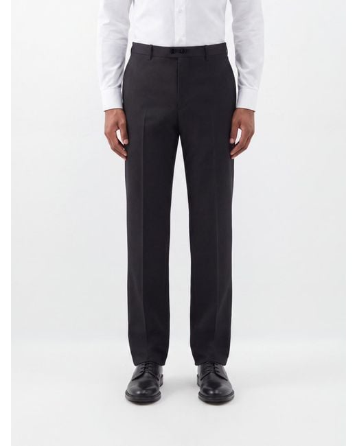 Jil Sander Blue Slim Fit Tailored Trousers for men