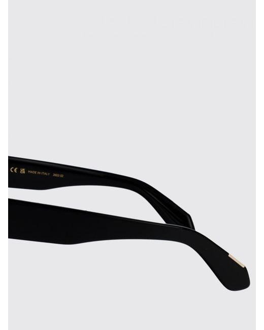 Ferragamo White Rectangular Cat-Eye Sunglasses