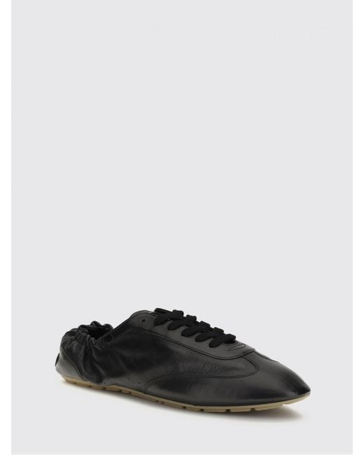 Saint Laurent Black Lewis Leather Sneakers for men