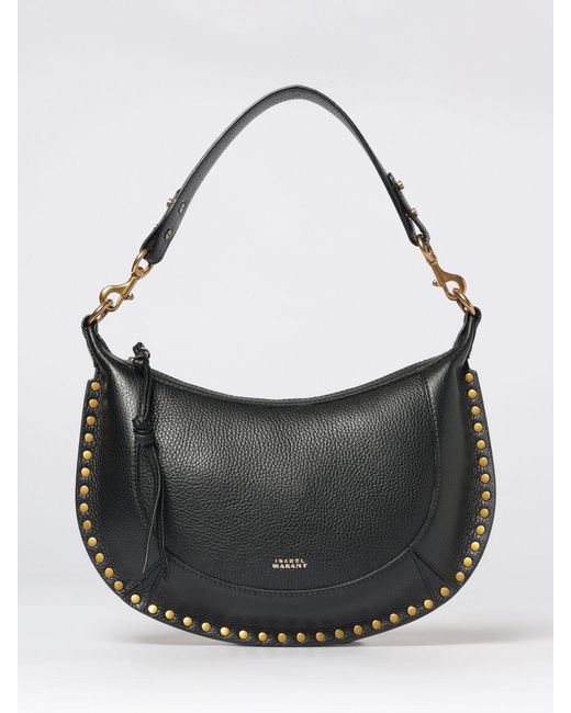 Isabel Marant Black Naoko Grained Leather Bag