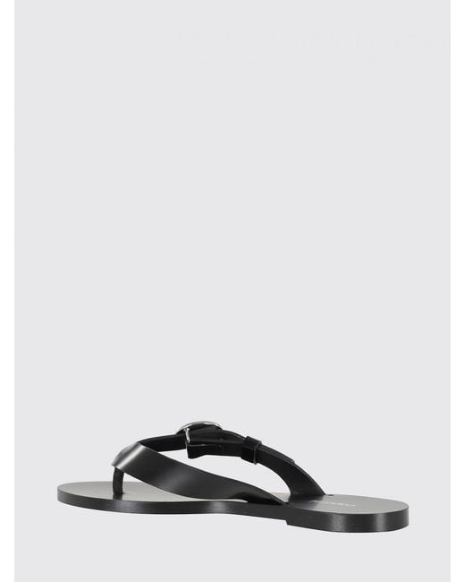 Coperni Black Ledersandale