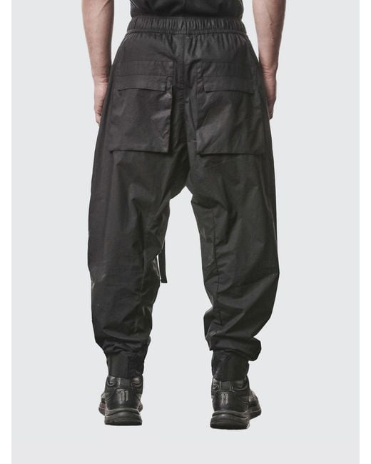 Thom Krom Black Stretch Cotton Trousers for men