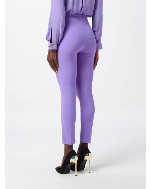 Pantalone di Elisabetta Franchi in Purple