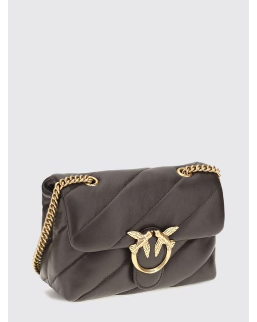 Pinko Gray Shoulder Bag