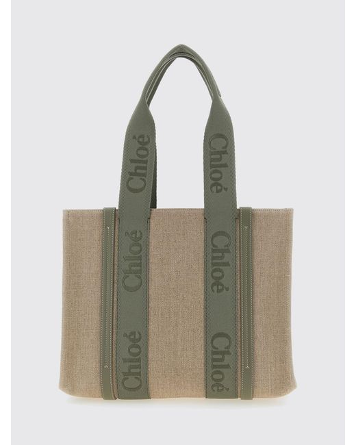 Chloé Green ChloÉ Woody Canvas Bag