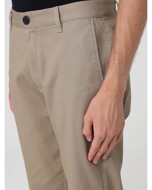 ARMANI EXCHANGE Natural Slim Fit Stretch Cotton Chino Pants With American Pockets for men