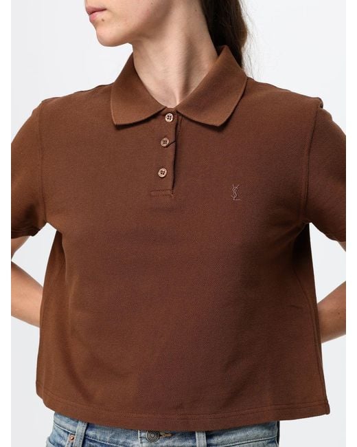 Saint Laurent Blue Polo Shirt