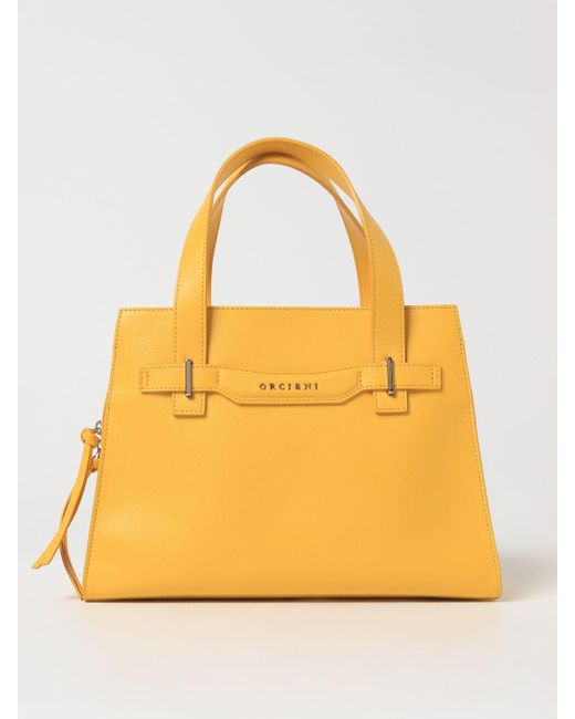Orciani Yellow Handbag
