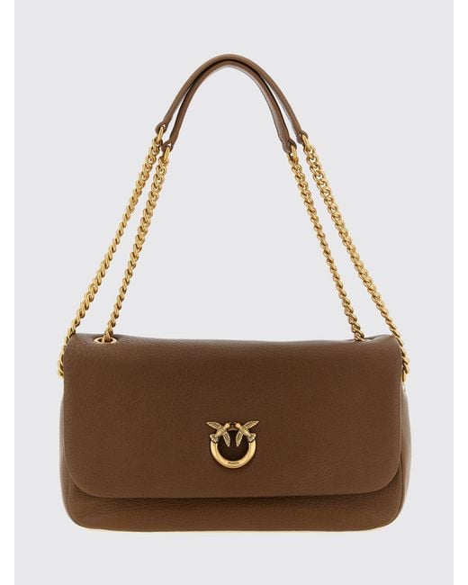 Pinko Brown Shoulder Bag