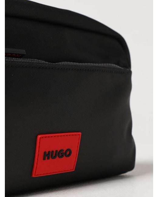Beauty case Ethon 2.0 in nylon di HUGO in Black da Uomo