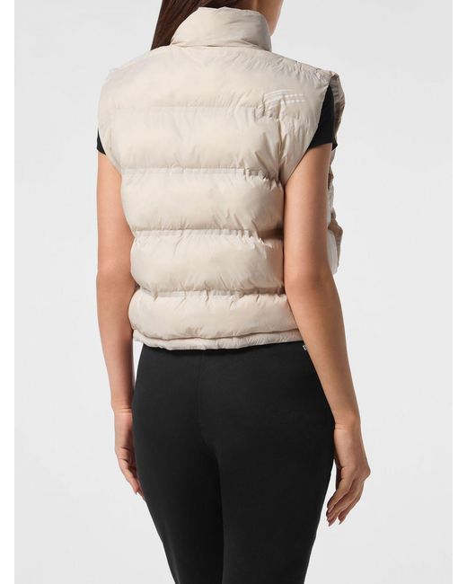 Philipp Plein Blue Padded Nylon Vest
