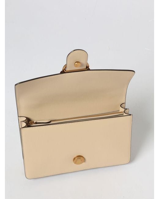 Pinko Natural Love One Classic Leather Bag