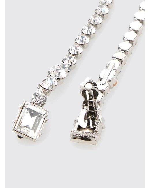 Alessandra Rich White Jewel