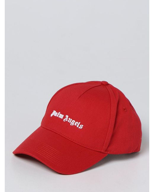 Palm Angels Baseball Hat in Red for Men 